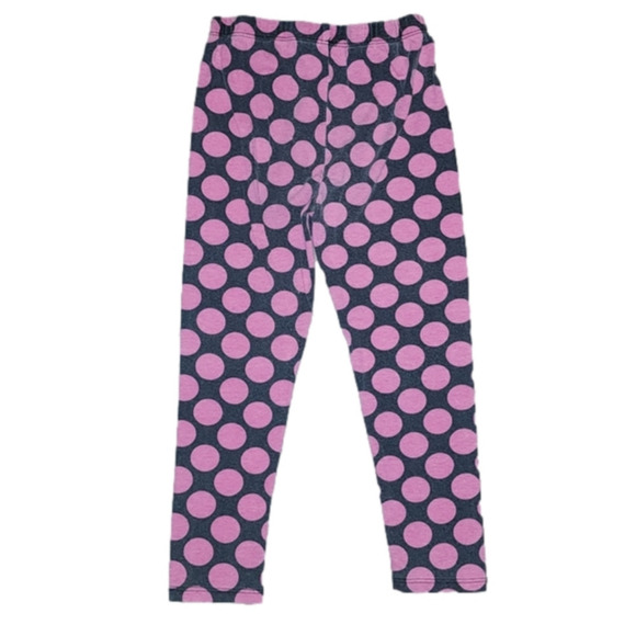 DISNEY Black and Pink Polka-Dot Leggings - Picture 2 of 3